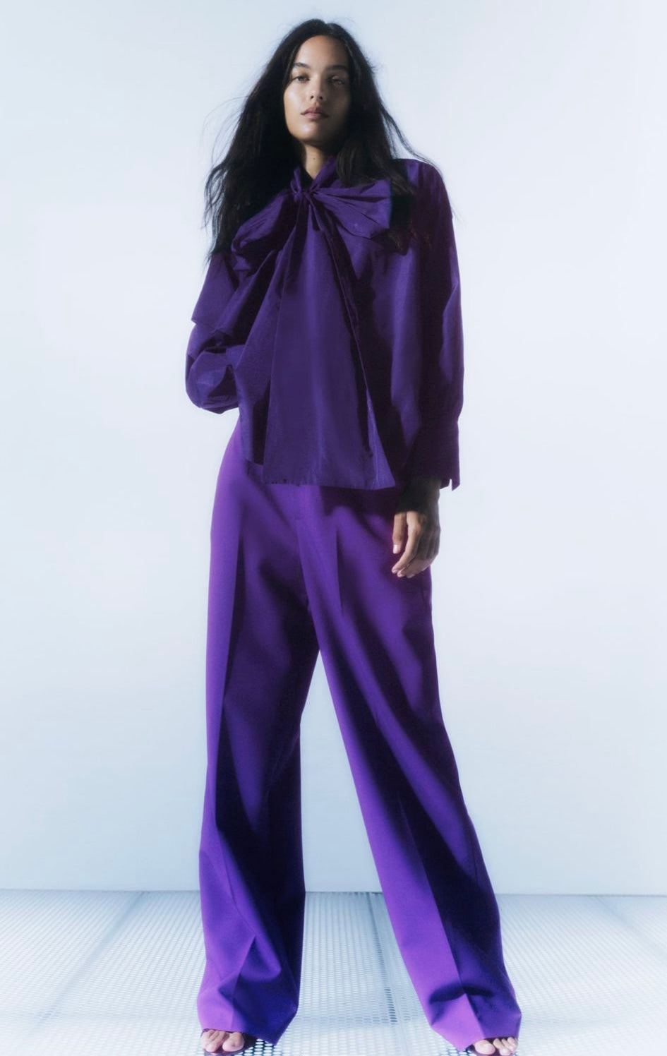 Zuri High Waisted Straight Cut Pants