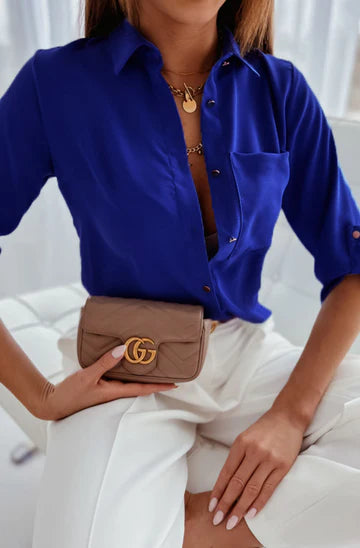 Taya Royal Blue Shirt