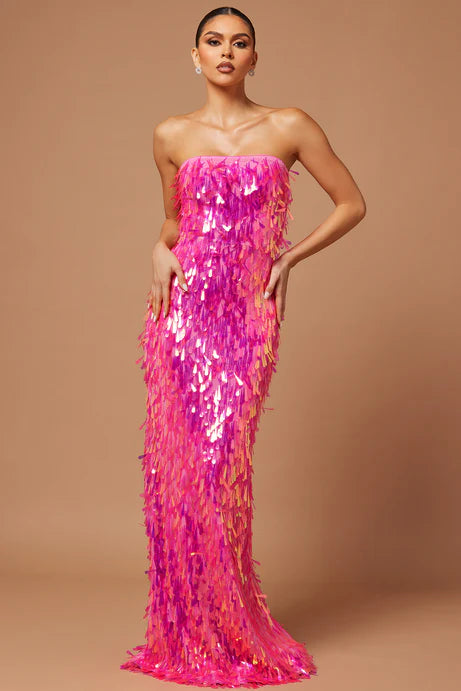 Ellie Sequin Gown