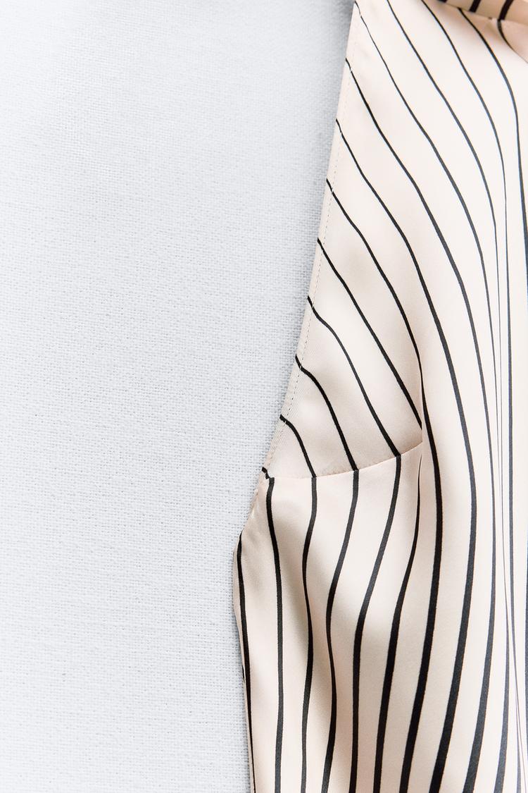 Stella Striped Satin Dress