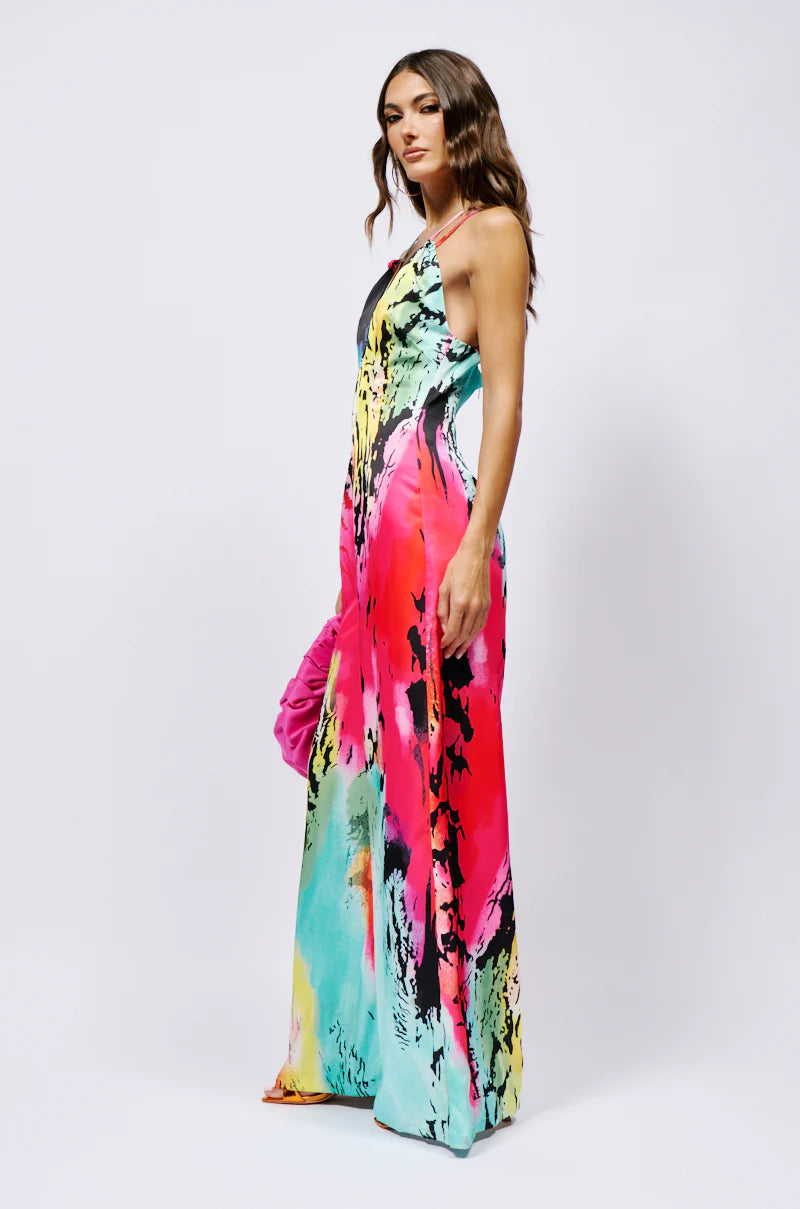 Olivia Wilde Printed Jumpsuit