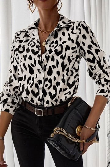 Julia leopard print shirt