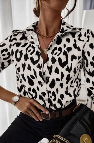 Julia leopard print shirt
