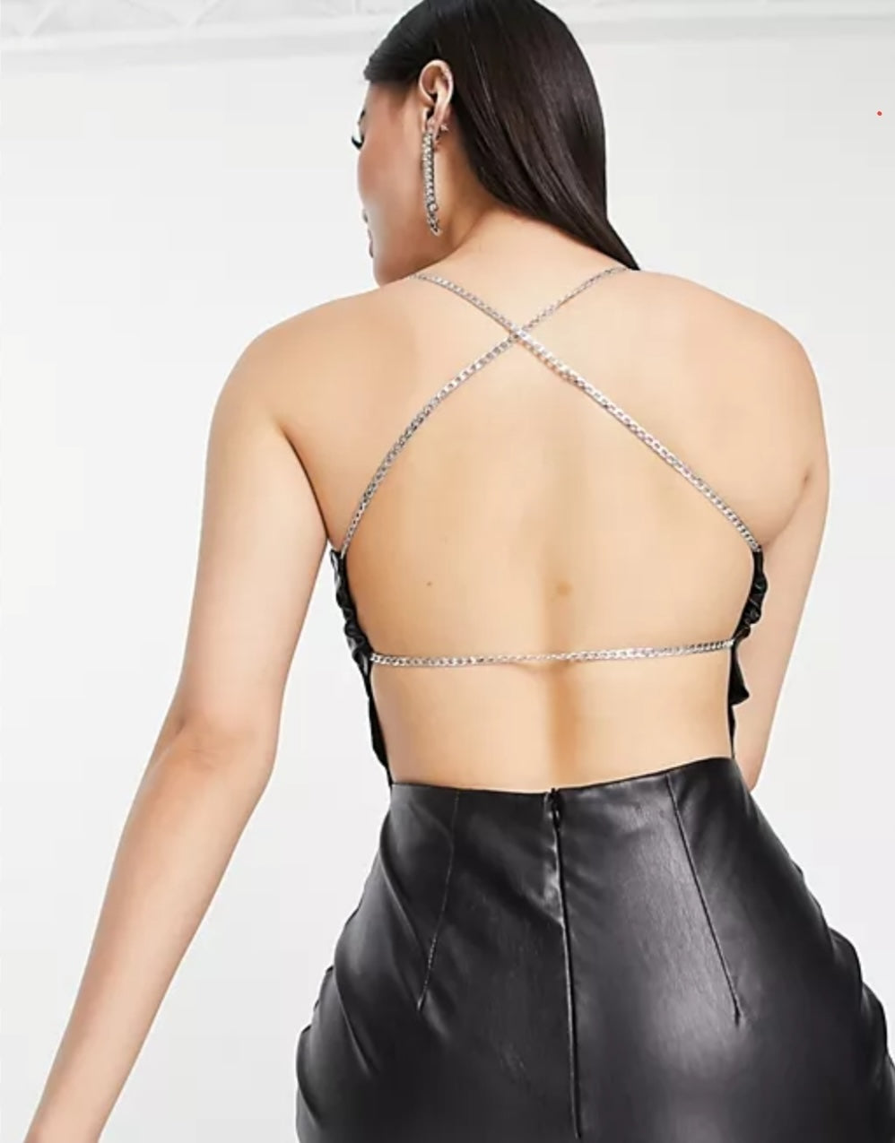 Lauren Faux Leather Dress