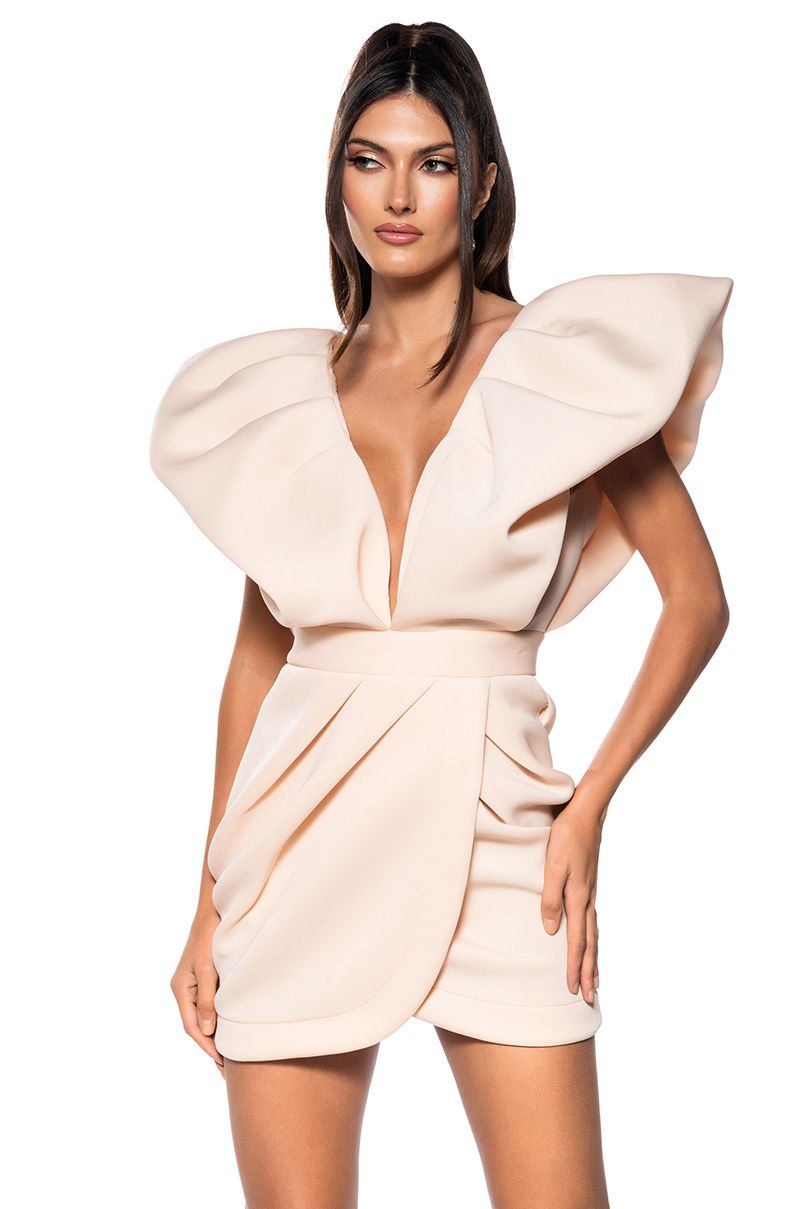 Sandy Mini Dress - Beige