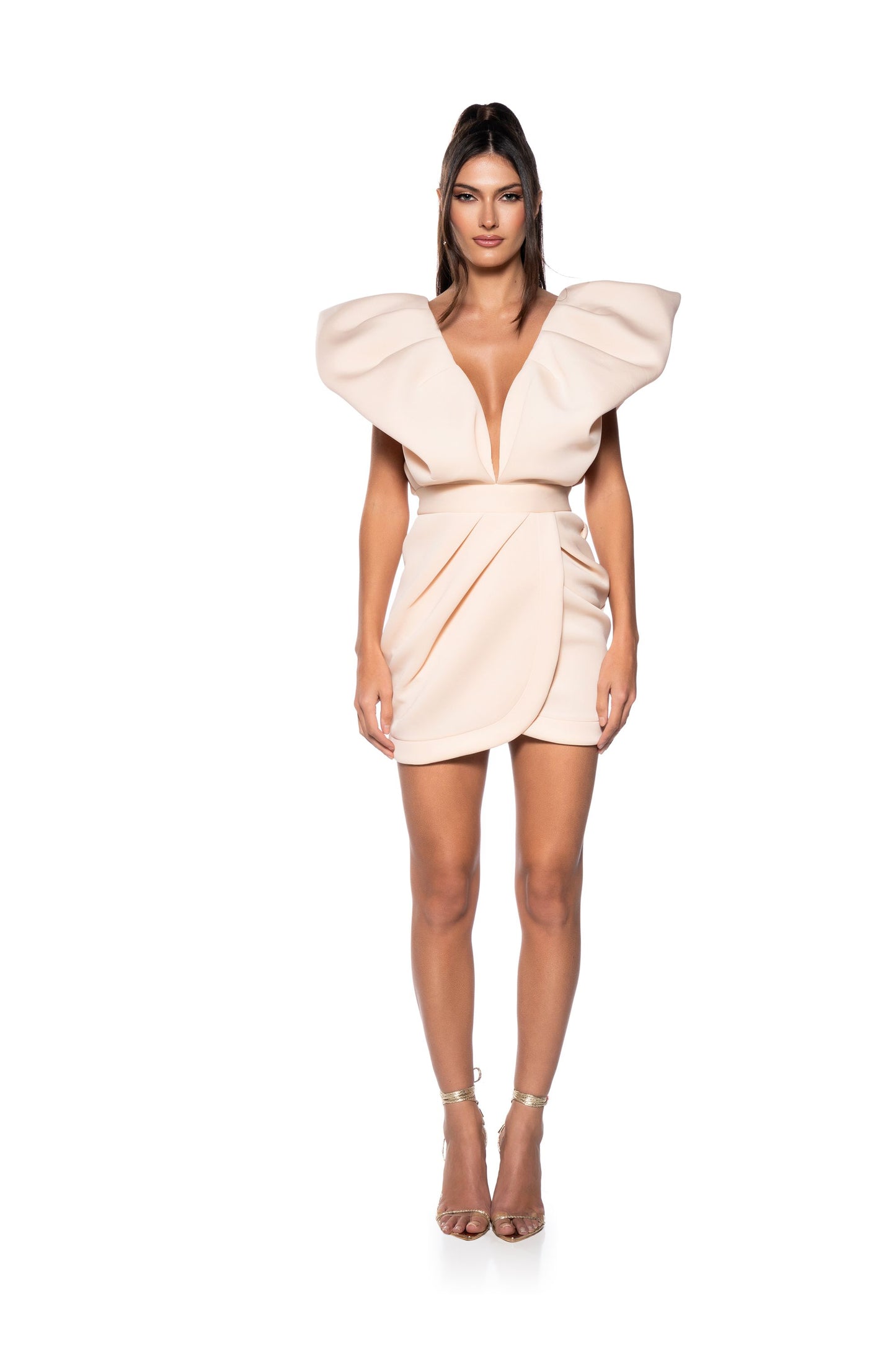 Sandy Mini Dress - Beige