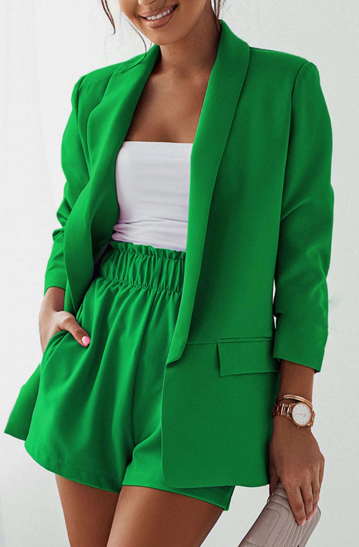 Carra Oversized Blazer - Green