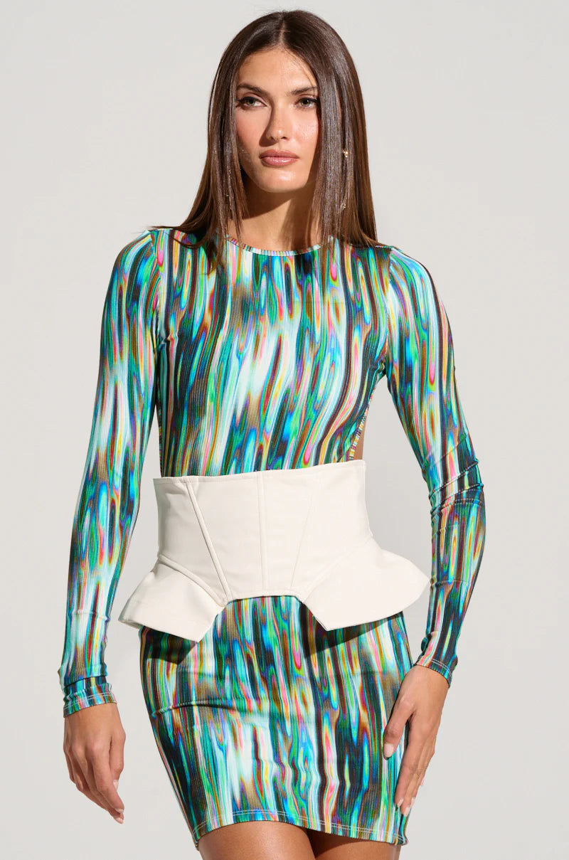 Peplum Pu Belt