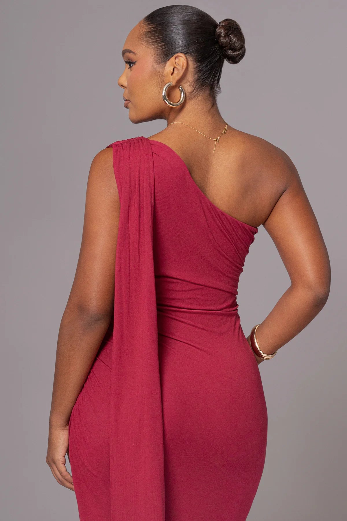 Kianna Drape Maxi Dress