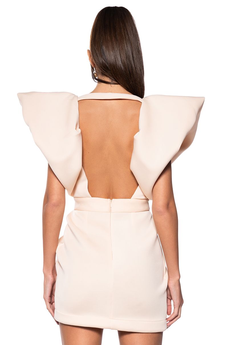 Sandy Mini Dress - Beige
